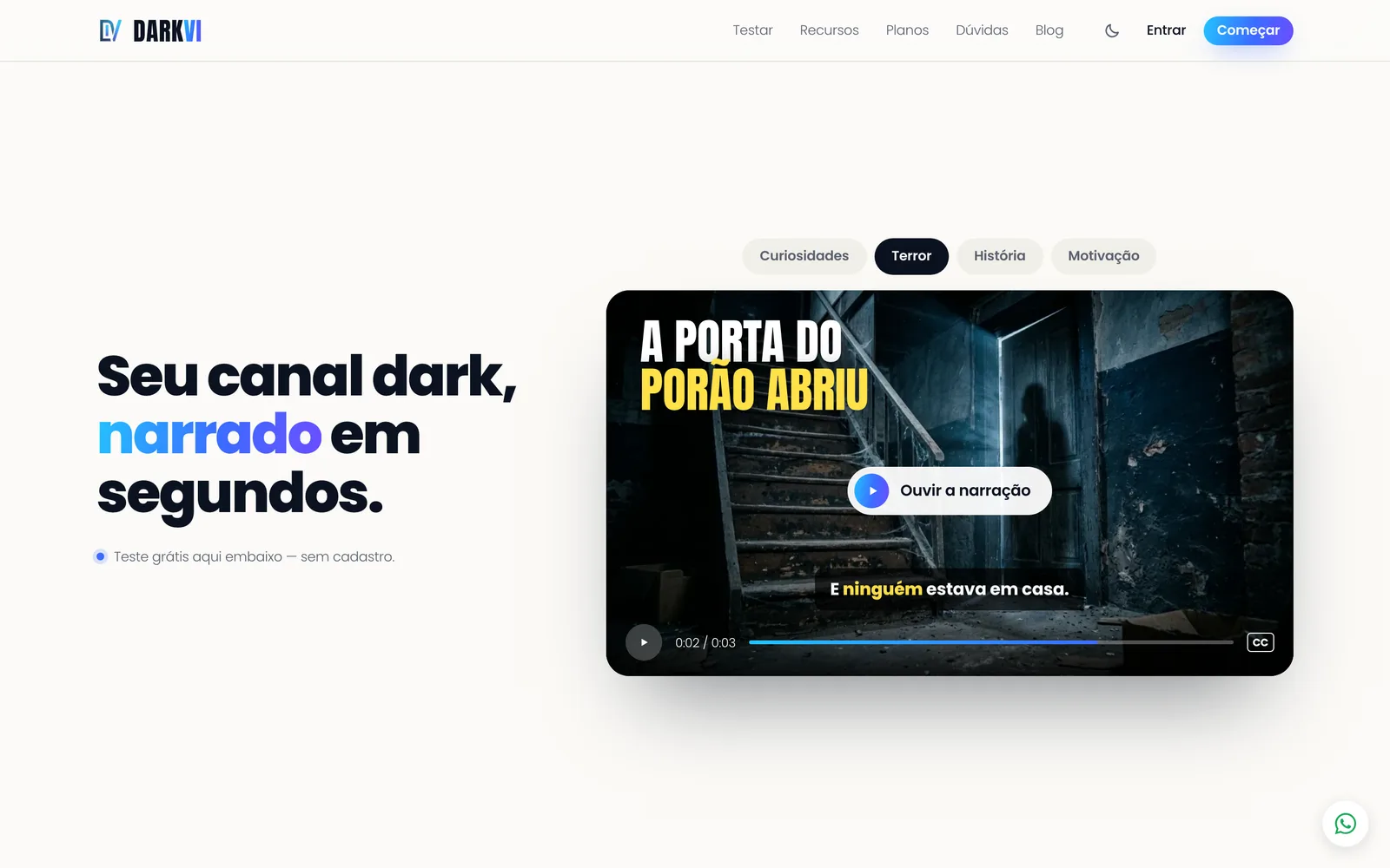 Tela do Darkvi